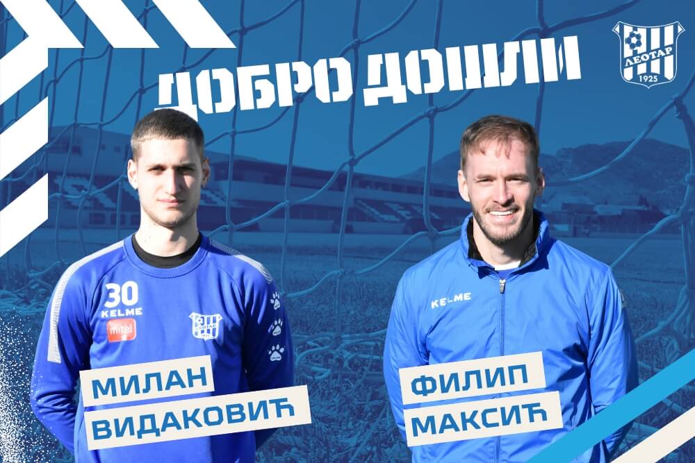 Milan Vidaković i Filip Maksić FK leotar